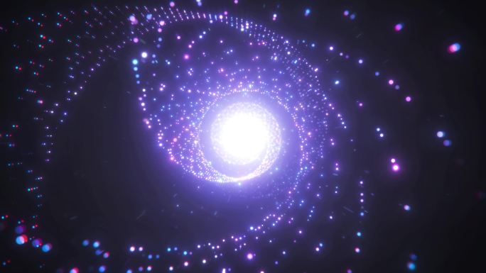 4k紫色梦幻空间背景视频【无缝循环】