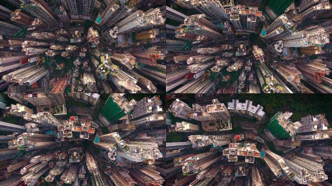 香港市鸟瞰图