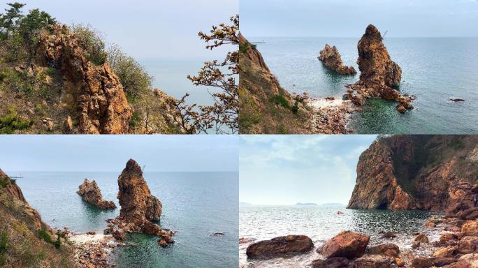 原创拍摄大连海滨燕窝岭海岸风光