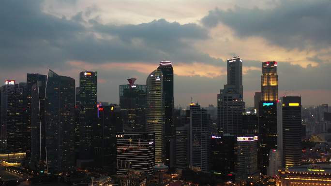 新加坡4k航拍素材