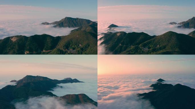 南岳衡山藏经殿祝融峰云海日出日落