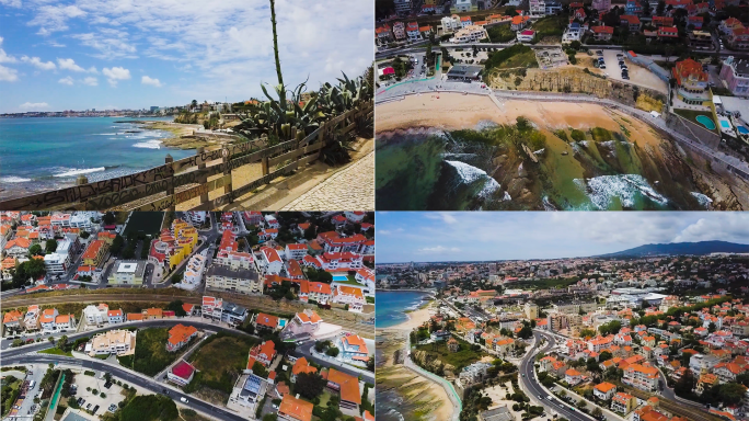 葡萄牙卡斯海岸线欧洲海滨城市