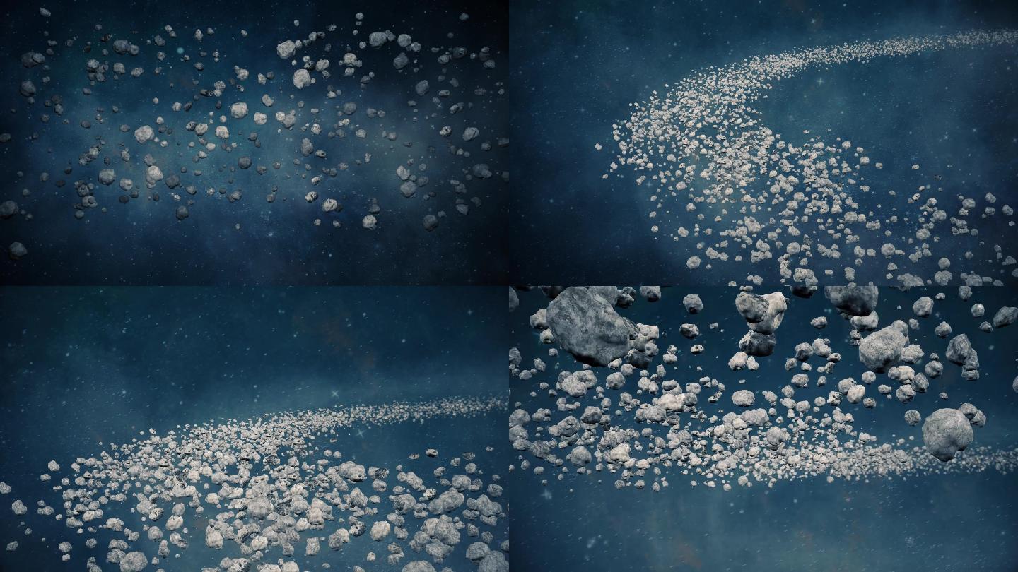 陨石（全部分层，陨石为三维渲染的序列帧）