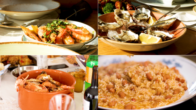 葡萄牙美食海鲜大餐欧洲特色
