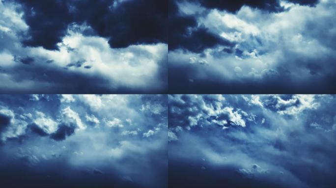 【HD天空】乌云密布超快云层厚云风起云涌
