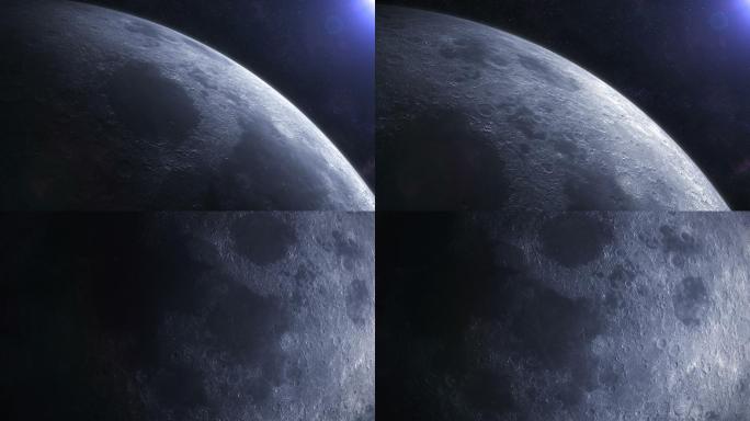 月球表面三维动画中国地图科技区位全国全球
