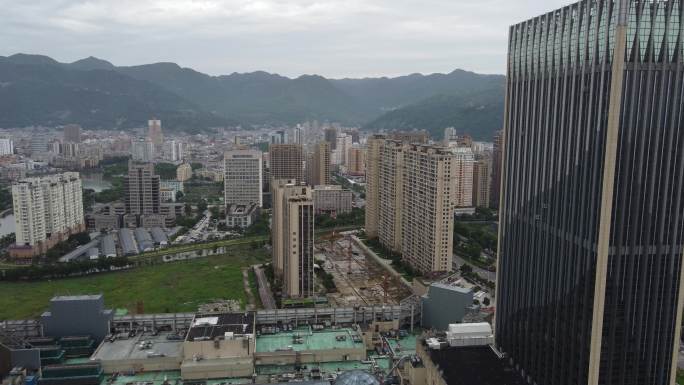 温州乐清雨后初晴城区