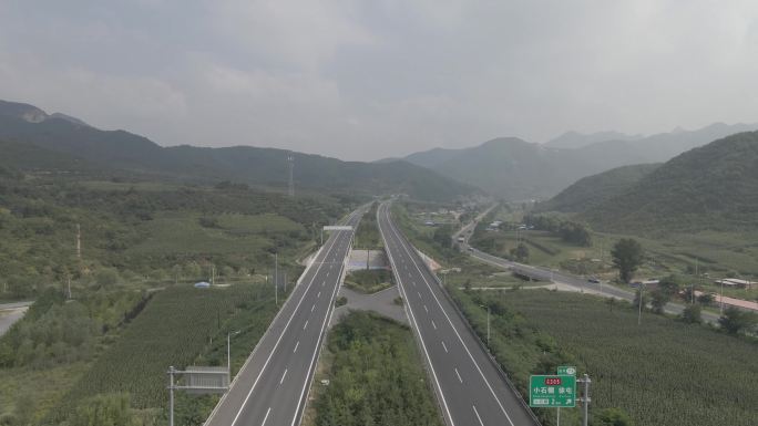 【4K】山体隧道高速国道