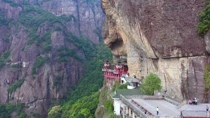 航拍福建漳州灵通山