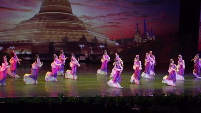 4k缅甸越南民族舞蹈
