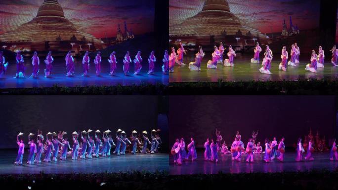 4k缅甸越南民族舞蹈