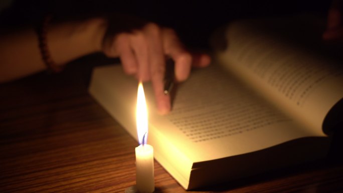 读书-学习-灯下夜读（原创）