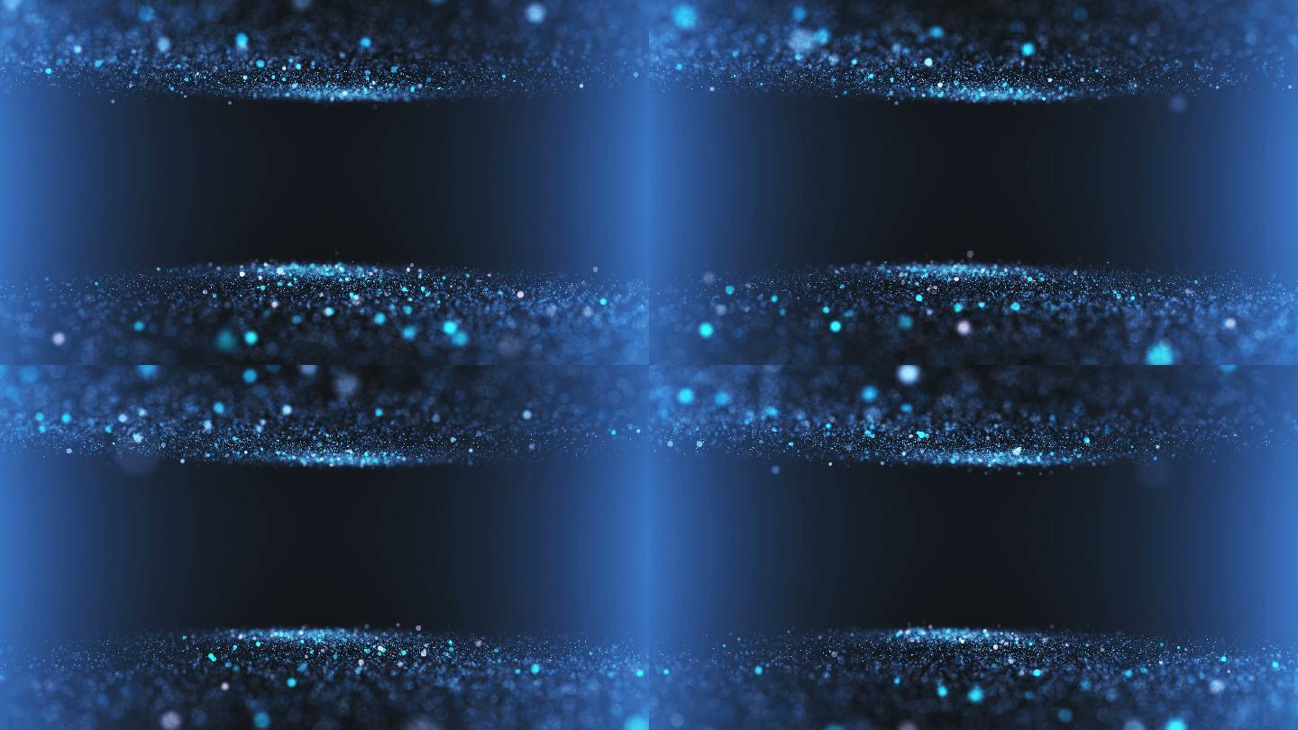 蓝色背景特效动画合成元素光效