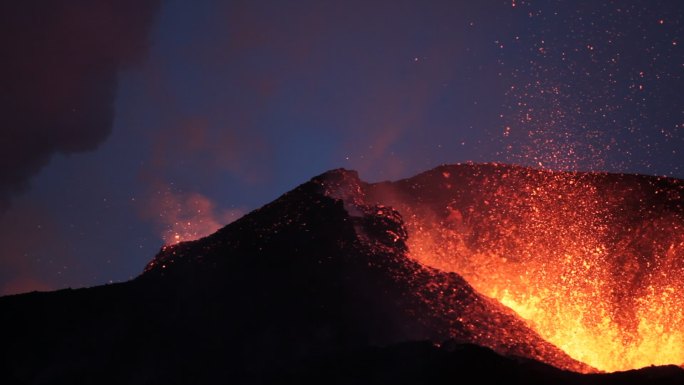 火山喷发岩浆灾害高温