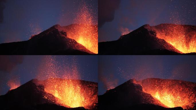 火山喷发岩浆灾害高温