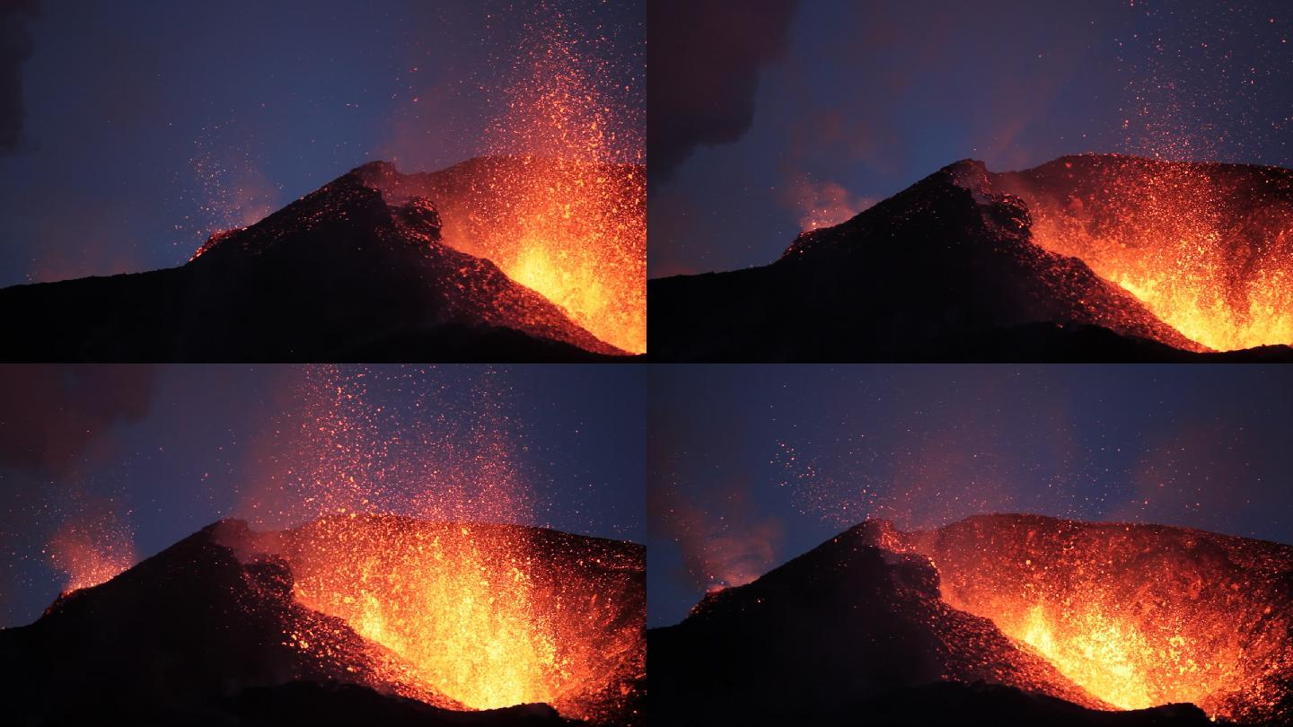 火山喷发岩浆灾害高温