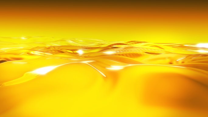 抽象波浪黄色背景