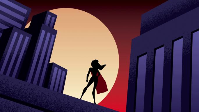 超级英雄城市之夜动画