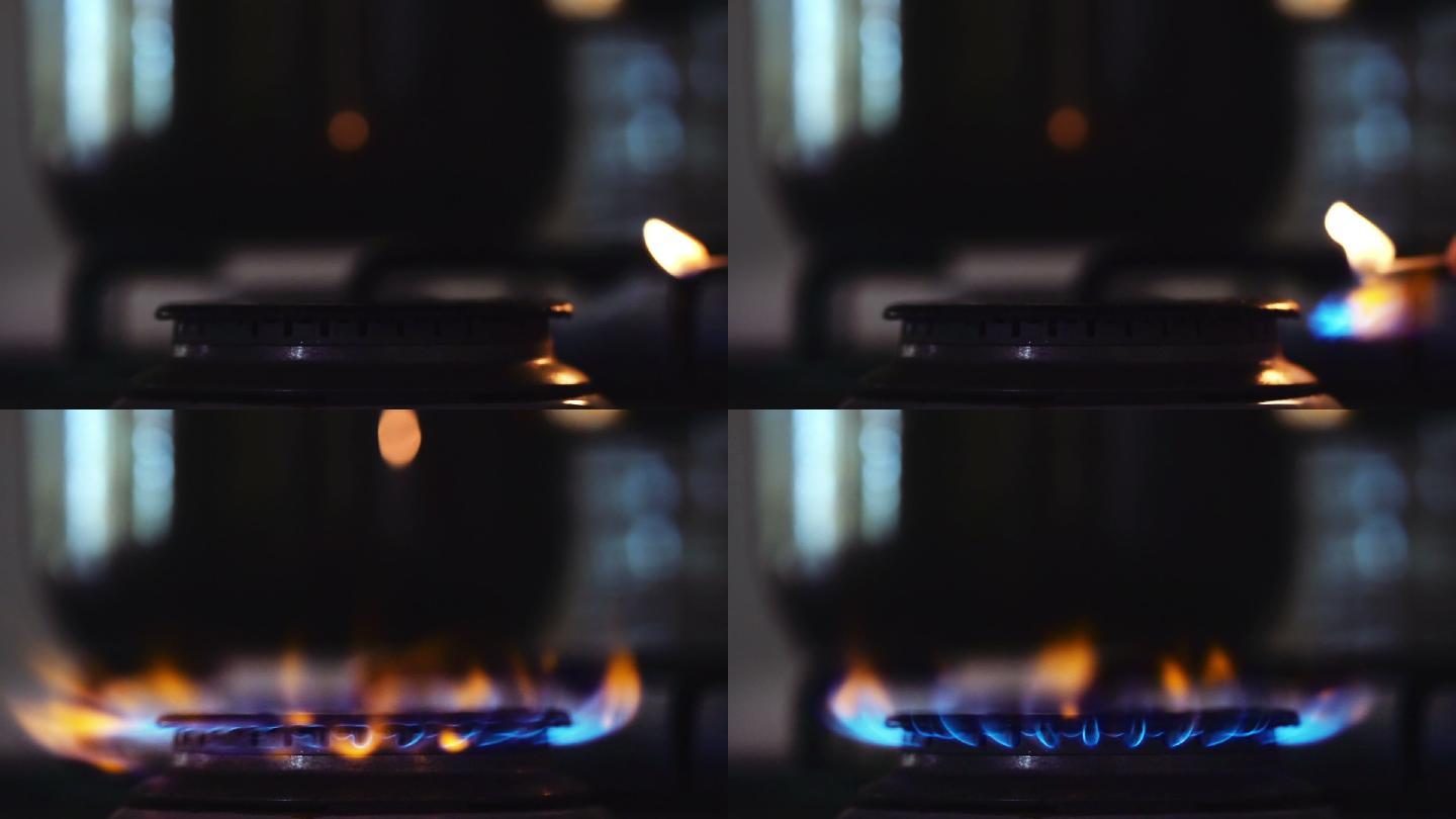 厨房燃气灶消防安全煤气中毒燃气防火火灾