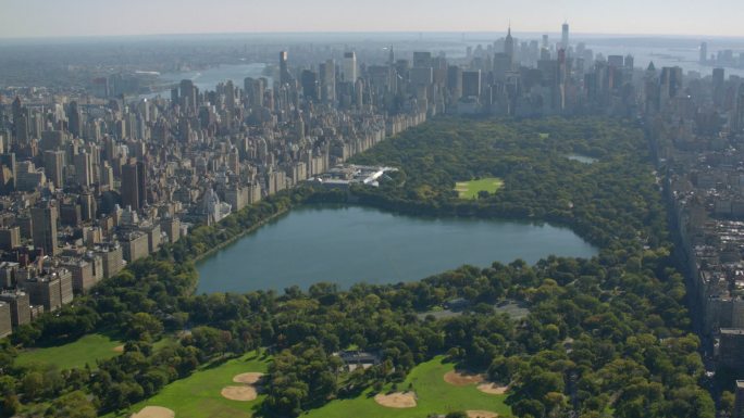 纽约中央公园鸟瞰图