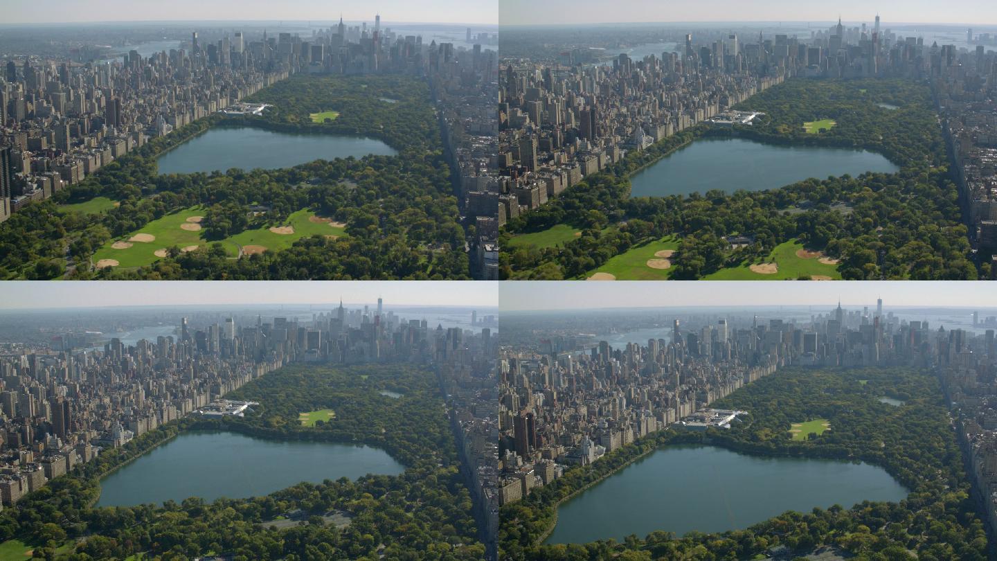 纽约中央公园鸟瞰图