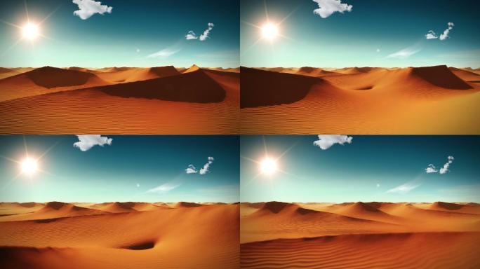 沙丘大漠荒漠戈壁无人区新疆