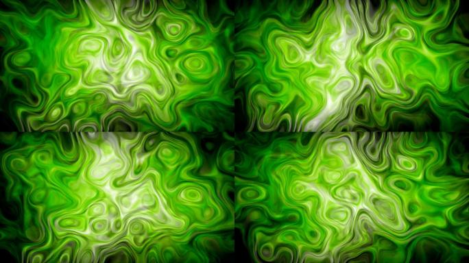 绿色超现实熔岩灯