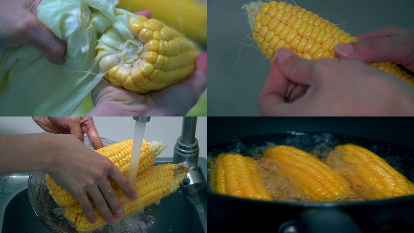 4k-煮玉米-高清