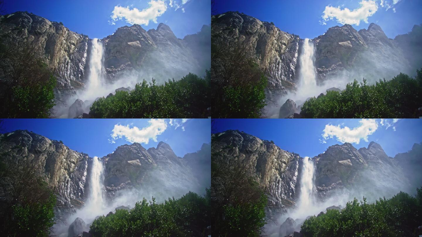 约塞米蒂谷瀑布