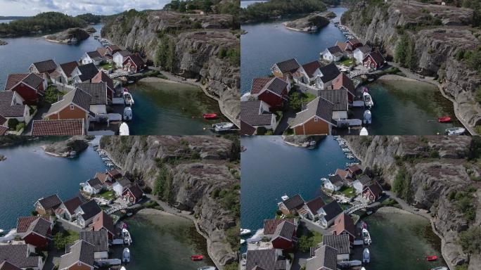 挪威南部的一个小村庄