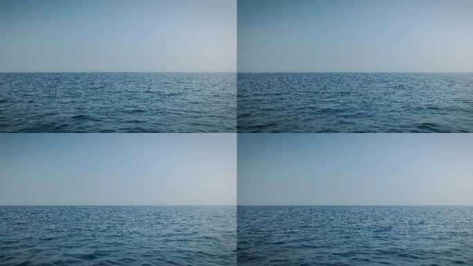 平静的蓝色海洋