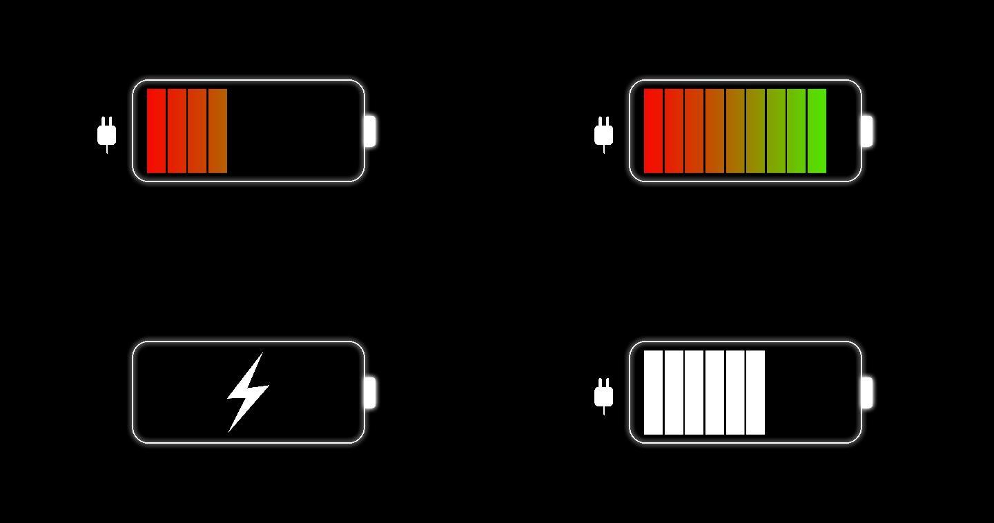 电池充电没电提醒电量不足