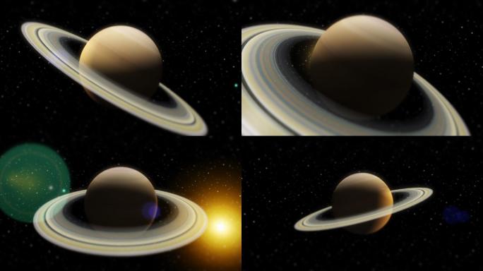 土星行星带星环特写