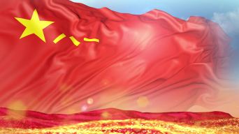 八一军旗背景(循环)视频素材