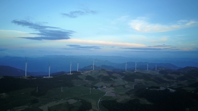4K风电项目航拍