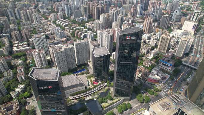 大型现代化商场广州太古汇4k航拍视频