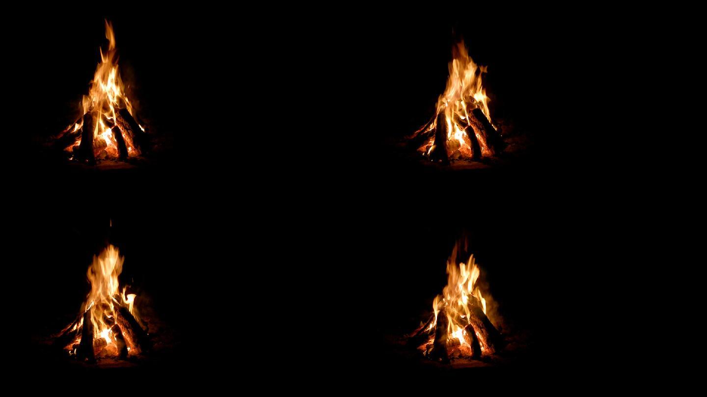 营火，篝火希望之火取暖晚会