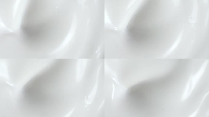 化妆品奶油产品的特写镜头。