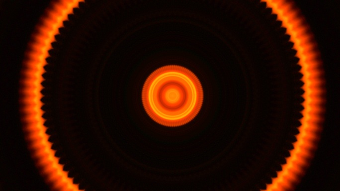 发光的暖橙色圆圈背景