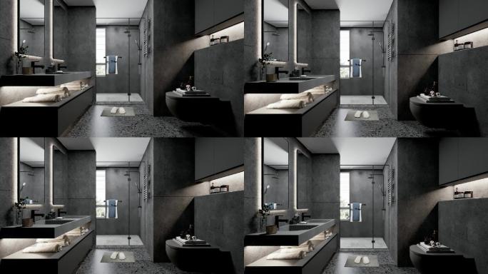 3d动画浴室洗手间20D_H1