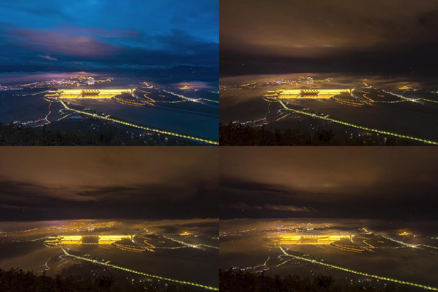 三峡大坝5.5K夜景延时