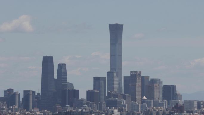 航拍北京，中国城市空镜，城市街景