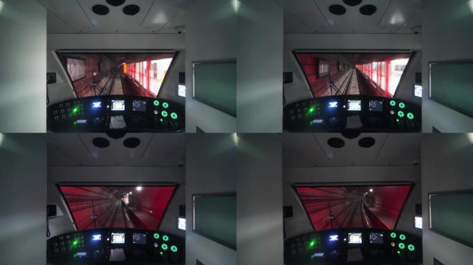 城市轨道驾驶室视角仪表交通地铁穿梭03