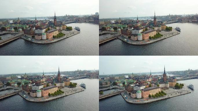 从海上看斯德哥尔摩老城