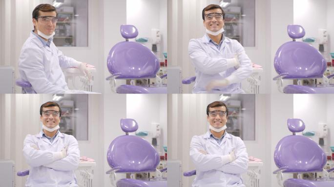 微笑的牙医工作室-工作场所医疗诊所外科口