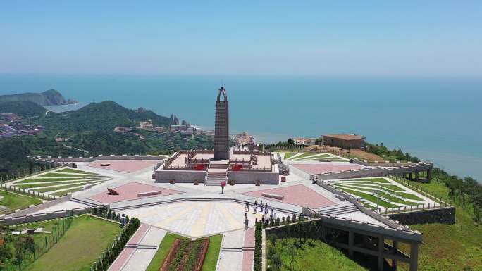 浙江台州大陈岛垦荒纪念碑