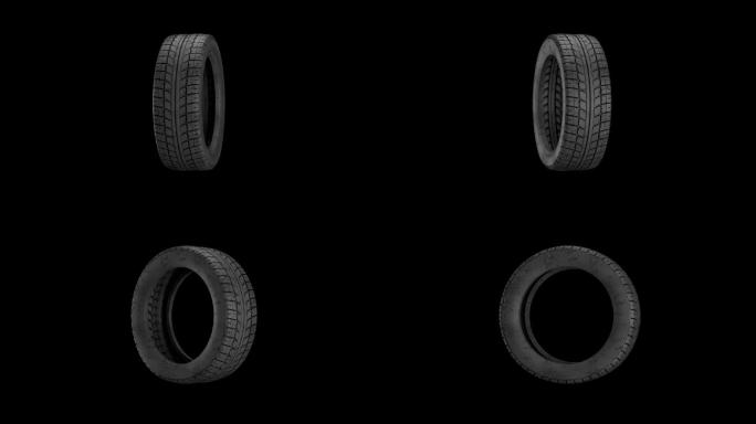 C4D汽车轮胎工程文件