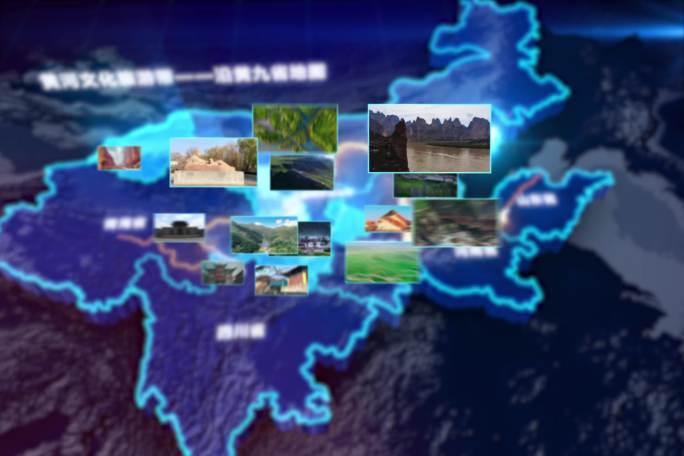 黄河流域地图分布-甘肃