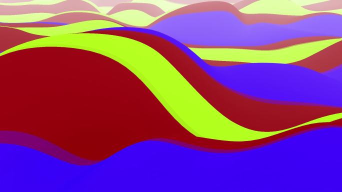 宽屏彩色海洋波浪-2