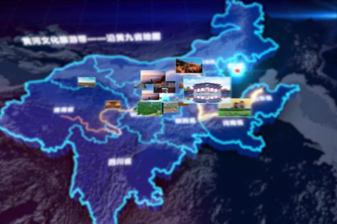 黄河流域地图分布-宁夏回族自治